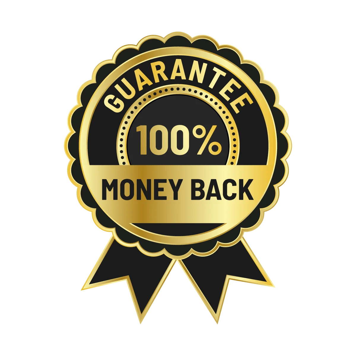 90-day money-back guarantee badge